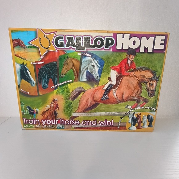 GALLOP HOME LLC Other - Gallop Home Board Game Train Your Horse & Win! Equestrian EUC